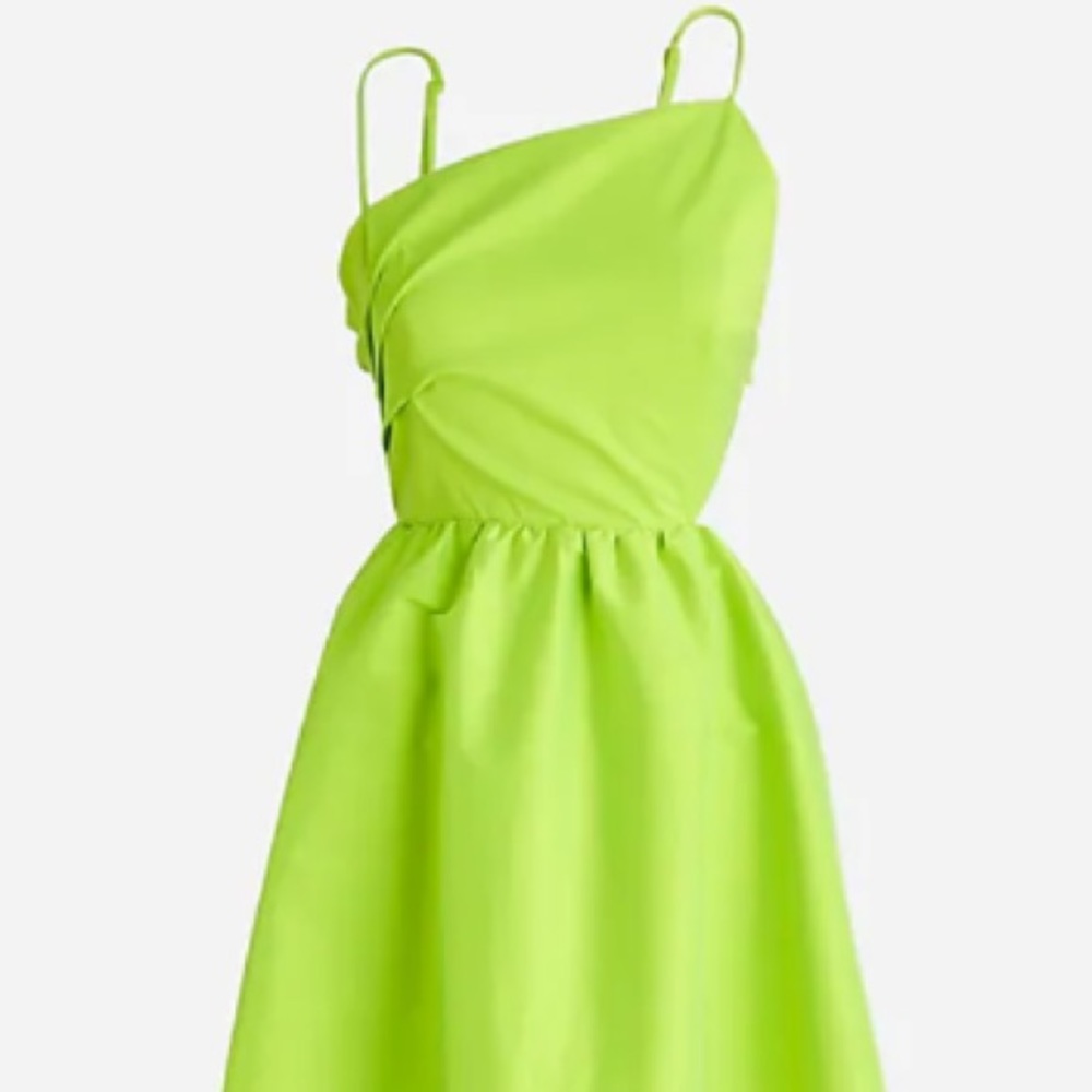 NWT J. Crew Limited-Edition Side Cutout Midi Dress.  Size 00 - Picture 5 of 7